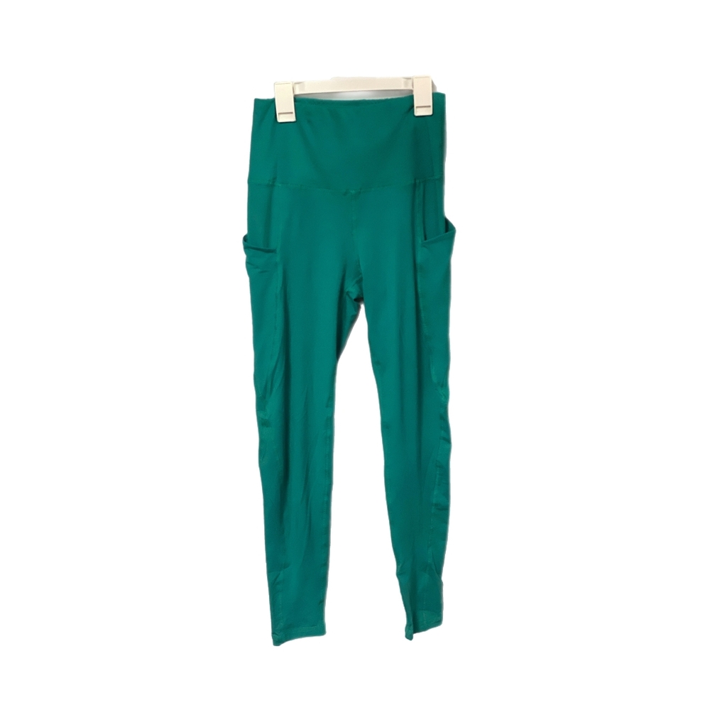 Womens Green Leggings, Size SMALL, Waist 23, Length 27, NEW
